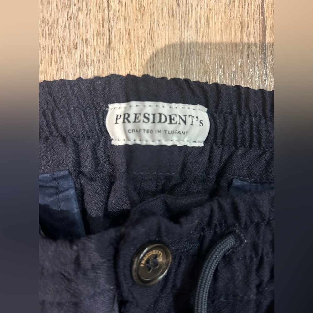 President’s wool crepe pants